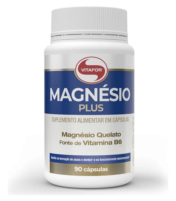 Magnésio Plus 90 Cápsulas Vitafor