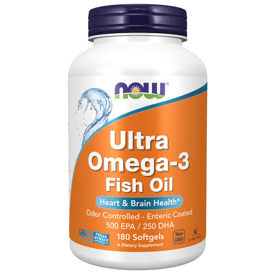 Now Foods Ultra Ômega 3 180 Softgels 500 EPA / 250 DHA