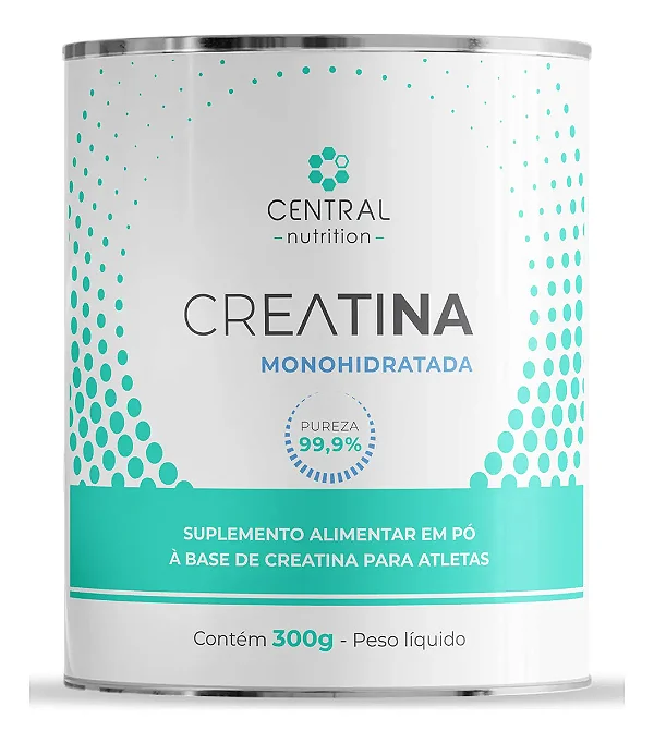 Creatina Monohidratada 300g Central Nutrition Sabor Neutro
