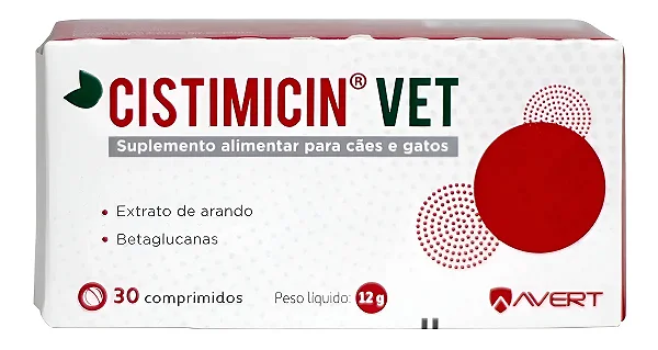 Cistimicin Vet Suplemento Vitamínico Cães E Gatos 30