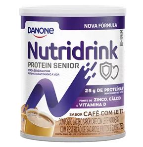 Nutridrink Protein SENIOR Pó Café com Leite 750g / cx c/12 uni - Danone