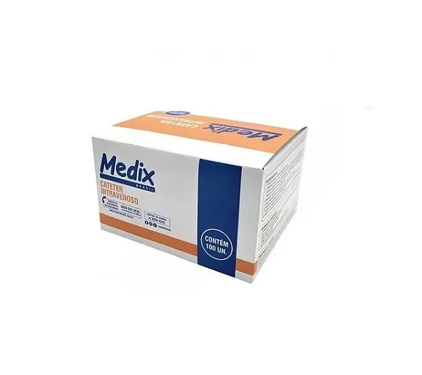 Cateter Intravenoso Periférico 20 G - Caixa C/100 -  Medix