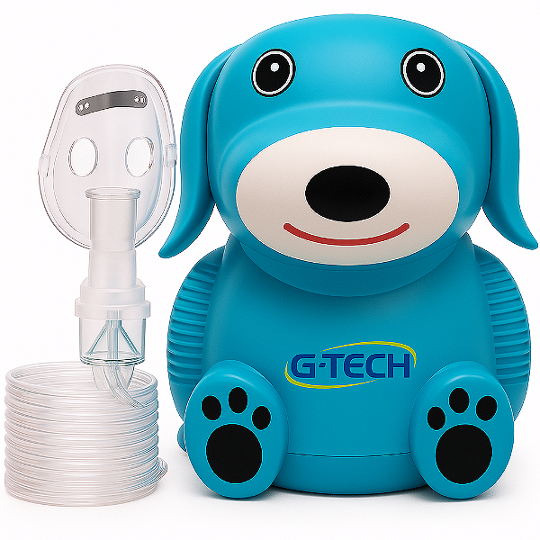 Inalador Nebulizador G-Tech / Modelo Dog Azul
