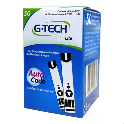 Tiras de Teste G-Tech Free Lite 50 Unidades
