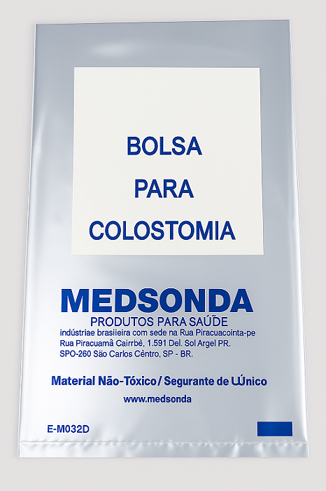 BOLSA COLOSTOMIA 50MM C/ 10UN - Medsonda