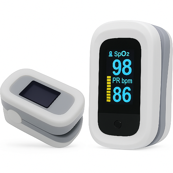 Oxímetro De Dedo YK82 - Case de Silicone - VitalGold