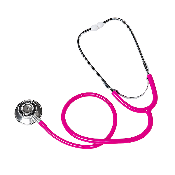 Estetoscópio HN Duplo – Cor Rosa - Solidor