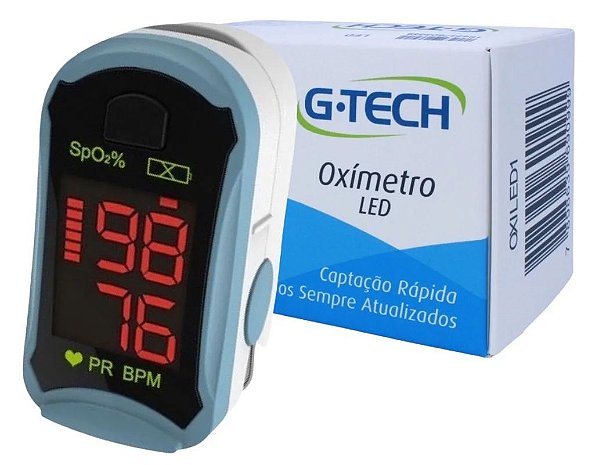 Oxímetro Digital Para Dedo Led Medidor De Saturacão - G-tech