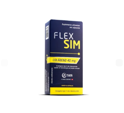 Suplemento Alimentar FlexSim Colágeno 30 Cápsulas - TRB Pharma