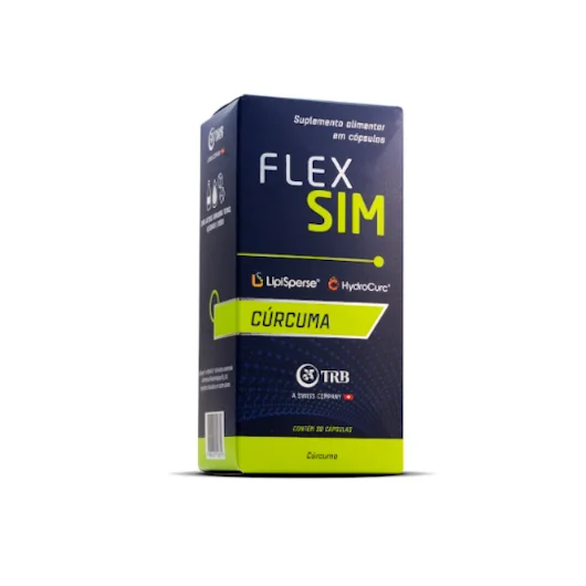 Flexsim Curcuma - 30 Capsulas - TRB Pharma