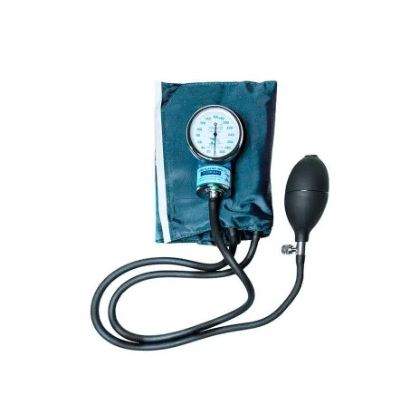 Medidor de Pressão Arterial Portátil Esfigmomanômetro Aneroide Azul (Adulto) - Solidor