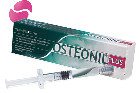 Osteonil Plus Injetável 40mg - Hialuronato de sódio 2% + manitol - TRB Pharma