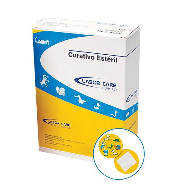 Curativo Cure Aid Cor Da Pele C/500 Infantil - Labor Care