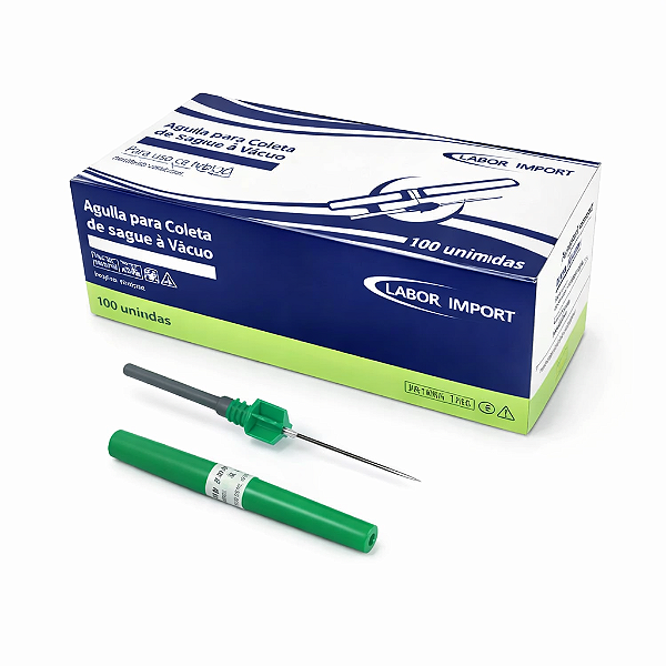 Agulhas a Vácuo para Coleta Múltipla 25X8 C/100 (SW)  - Labor