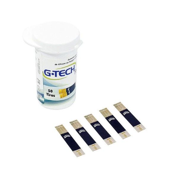 Tiras Gtech Free 1 com 50 unidades - G-Tech