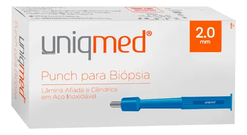 Punch Dermatológico Estéril 2mm – Uniqmed