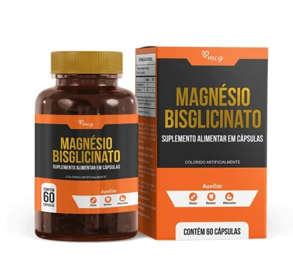 Magnésio Bisglicinato MCG com 60 Cápsulas