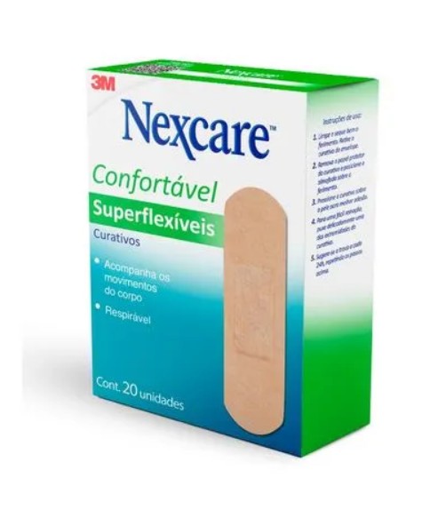 Curativos Superflexíveis Nexcare 20 Unidades - 3M