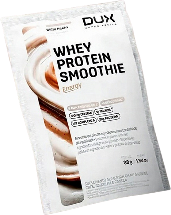 Whey Protein Smoothie Energy Sache 38g - Sabor White Mocha - DUX