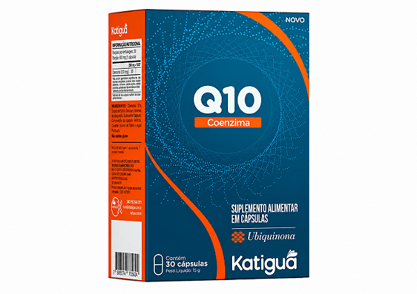 Suplemento Nutricional Katiguá Coenzima Q10 50mg 30 Cápsulas