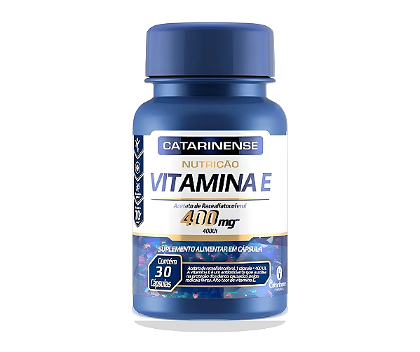 Vitamina E 400 mg - 30 caps - Catarinense Nutricao