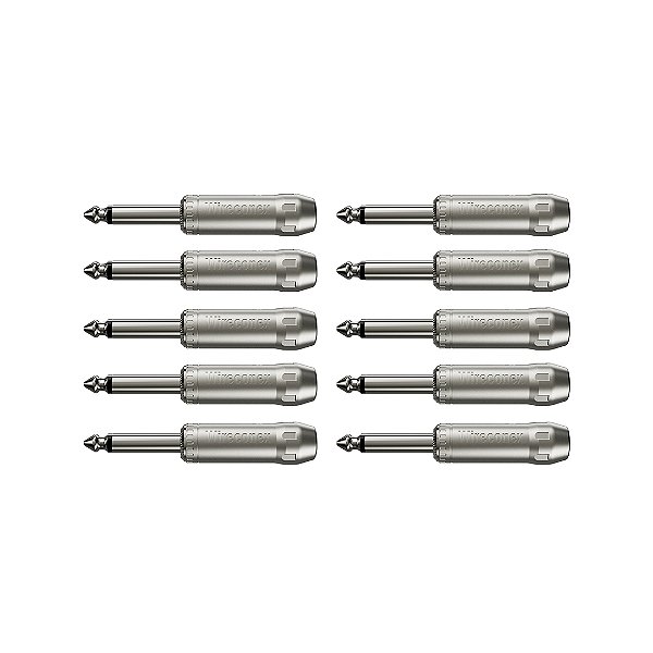 Kit 10 Conectores P10 Ts Linha Wc 1132 Wireconex