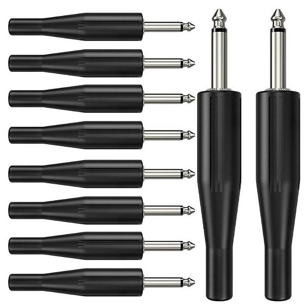 Kit 10 Conectores P10 Mono Wc 181 Wireconex