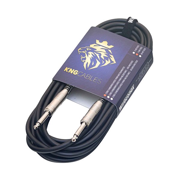 Cabos Para Instrumentos P10 / P10 5 Metros Gte-05 Kng Wireconex