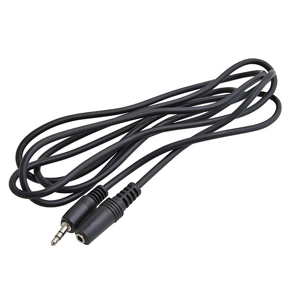 Kit com 10 Cabos P2 Macho Stereo x P2 Fêmea Stereo 5m Storm