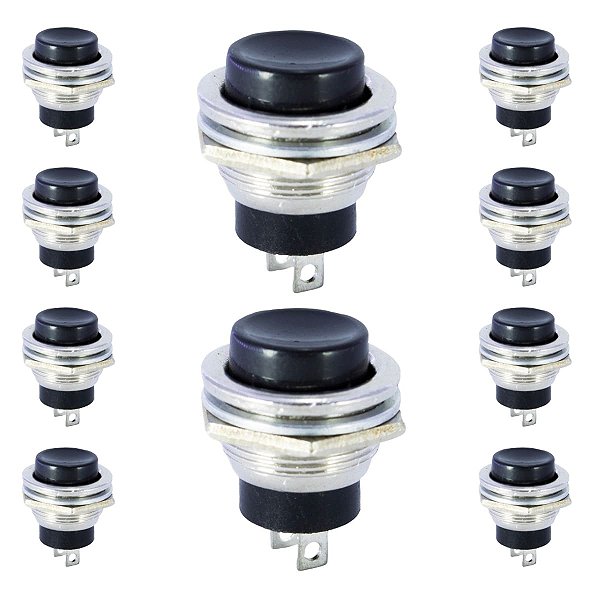 Kit com 10 Chaves D125vac (3A) / 220VAC (1,5A) Storm