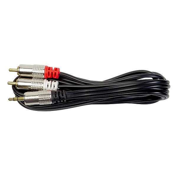 Cabo P2 Stereo 02 RCA Metal 1,8m Storm