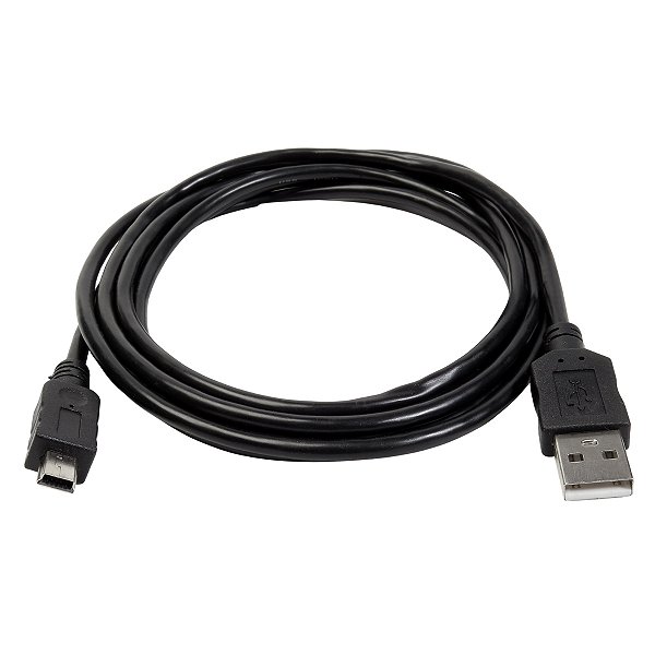 Cabo USB A Macho para Mini USB 5 Pinos 1,8m Storm