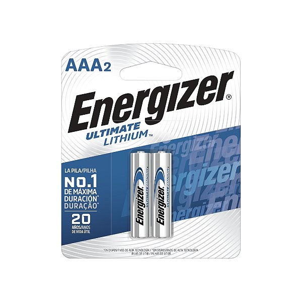 Kit com 2 Pilhas AAA Palito Energizer