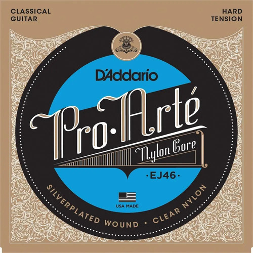 Cordas Para Violão Nylon Pro-arté Nylon Core EJ46 D Addario