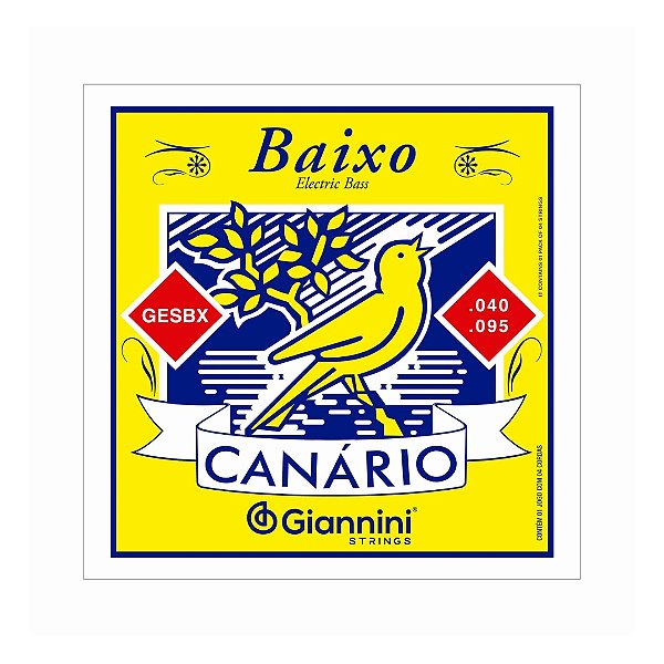 Encordoamento Contrabaixo Canário Gesbx Giannini