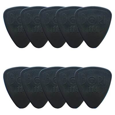Kit com 10 Palhetas Grl At-r16112 S.t.d 1,14 Mm (preto) R21016 Bori