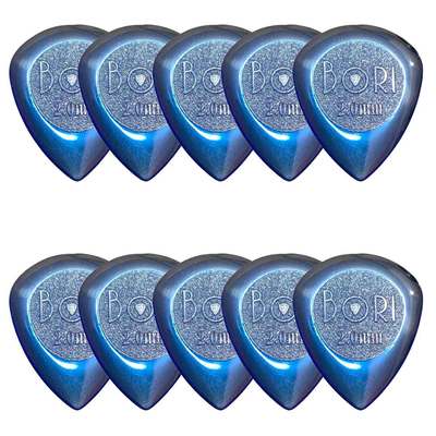 Kit com 10 Palhetas Grl At-r16134 Drip Gota 2,00 Mm (azul) R21018 Bori