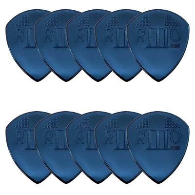 Kit com 10 Palhetas Grl At-r16145 Rio Iii (preto) R21031 Bori