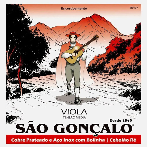 Cordas Viola Caipira 11-11 27-14 Tensão Média São Gonçalo