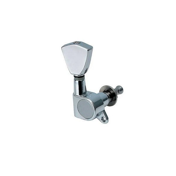 Tarraxa Guitarra Lp Sg 3 Mais 3 Blindada Cromada Dolphin