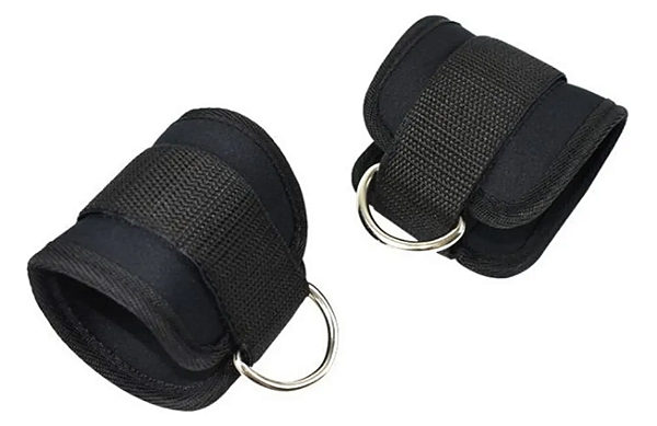 Par tornozeleira com alça para cross over glúteo