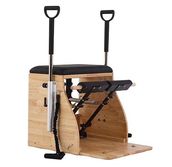 Cadeira Pilates de degraus com alças