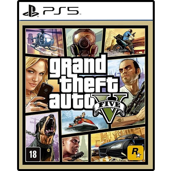 Grand Theft Auto V (GTA V) PS5 - Mídia Digital