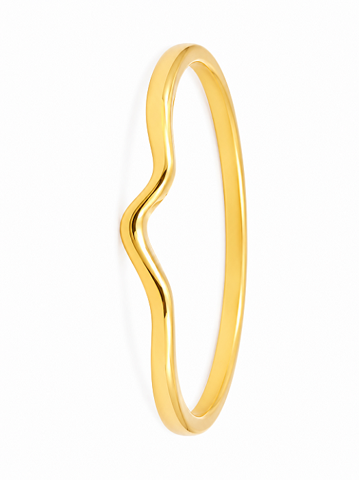 Bracelete onda- aço inoxidável