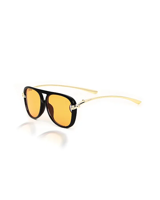 ÓCULOS VINTAGE- LENTE AMARELA
