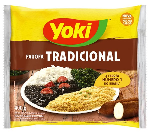 Farofa Yoki Tradicional 400G