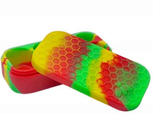 Slick Quadrado Honey 6 Partes Verde/Amarelo