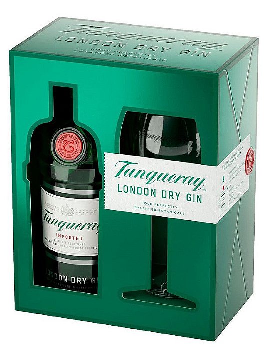 Kit Tanqueray 750ML + Taca