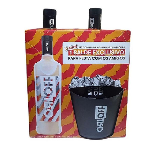 Kit 2vodka Orloff + Balde