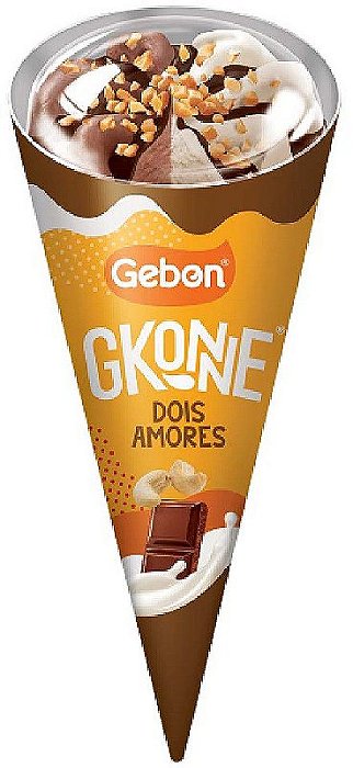 Sorvete Gebon Gkone Dois Amores